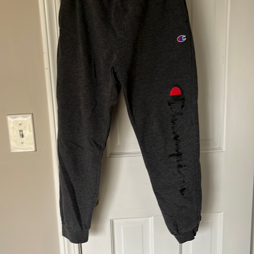 Boys large Champion sweatpants with pockets